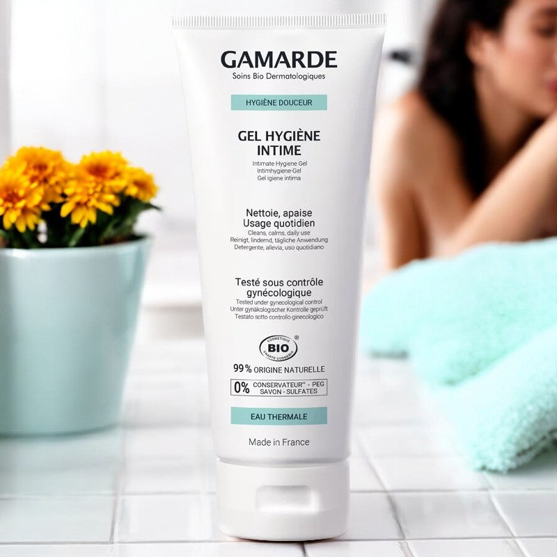 Gamarde - Gel hygiène intime BIO - eau thermale - usage quotidien - 200ml