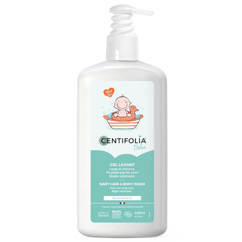 Centifolia - Baby Waschgel Körper & Haare Kamelie BIO 485ml