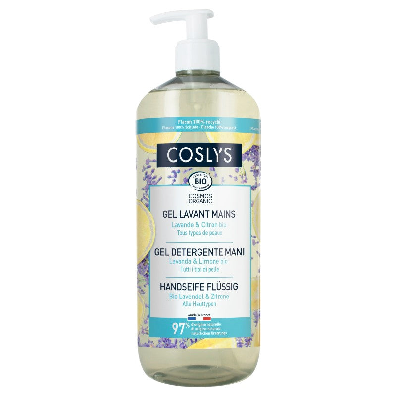 Coslys - Gel lavant mains BIO lavande & citron 1l