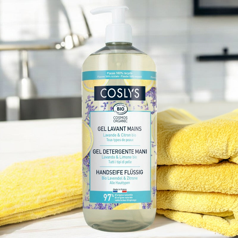Coslys - Gel lavant mains BIO lavande & citron 1l