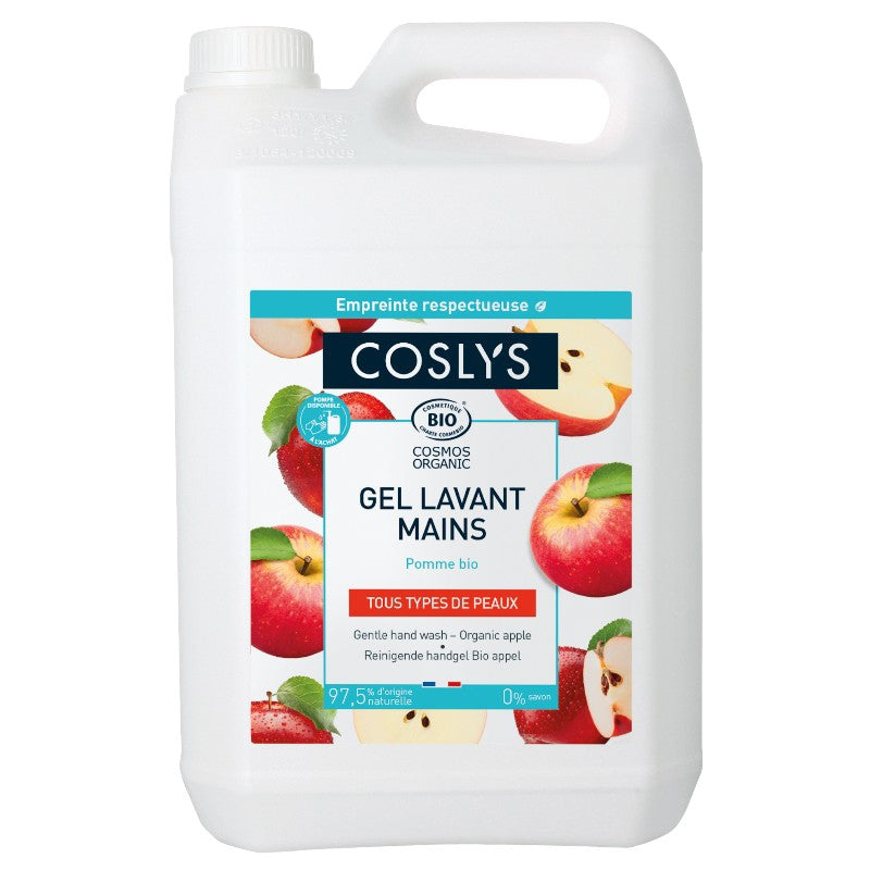 Coslys - Gel lavant mains BIO pomme 5l