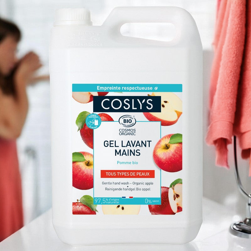 Coslys - Gel lavant mains BIO pomme 5l