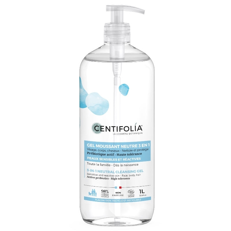 Centifolia - Neutrales 3-in-1 Schäumendes Gel Aloe Vera BIO 1l