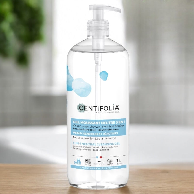 Centifolia - Neutrales 3-in-1 Schäumendes Gel Aloe Vera BIO 1l