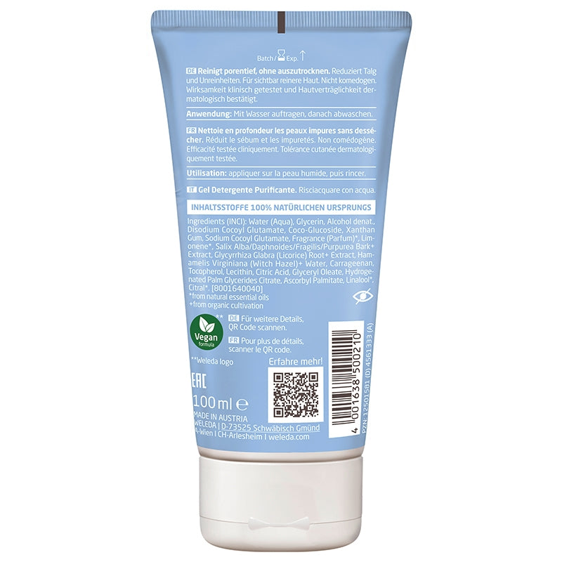 Gel nettoyant purifiant écorce de saule BIO