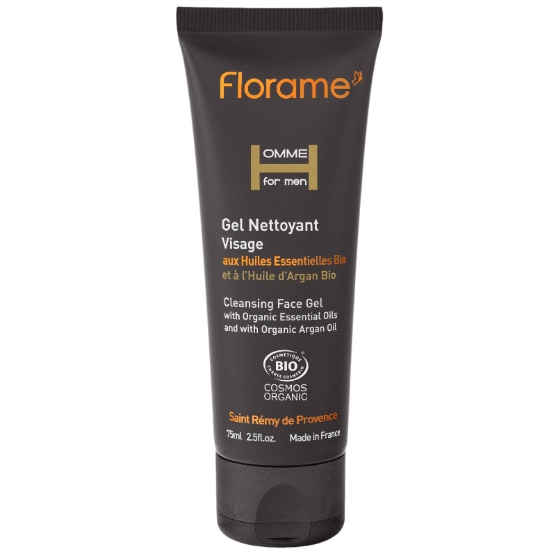 Florame - Gesichtsreinigungsgel für Männer Zeder & Argan BIO 75ml