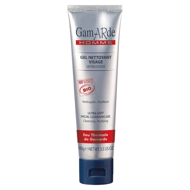 Gamarde - Gesichtsreinigungsgel für Männer Minze & Thermalwasser BIO - 100g