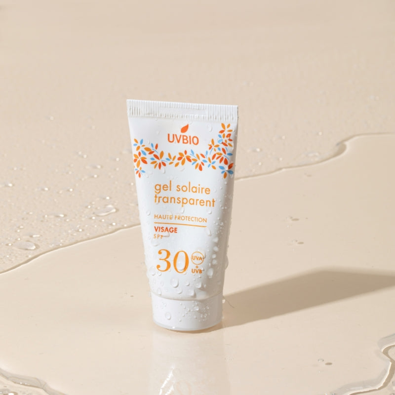 Transparenter Sonnengel Gesicht LSF 30 BIO