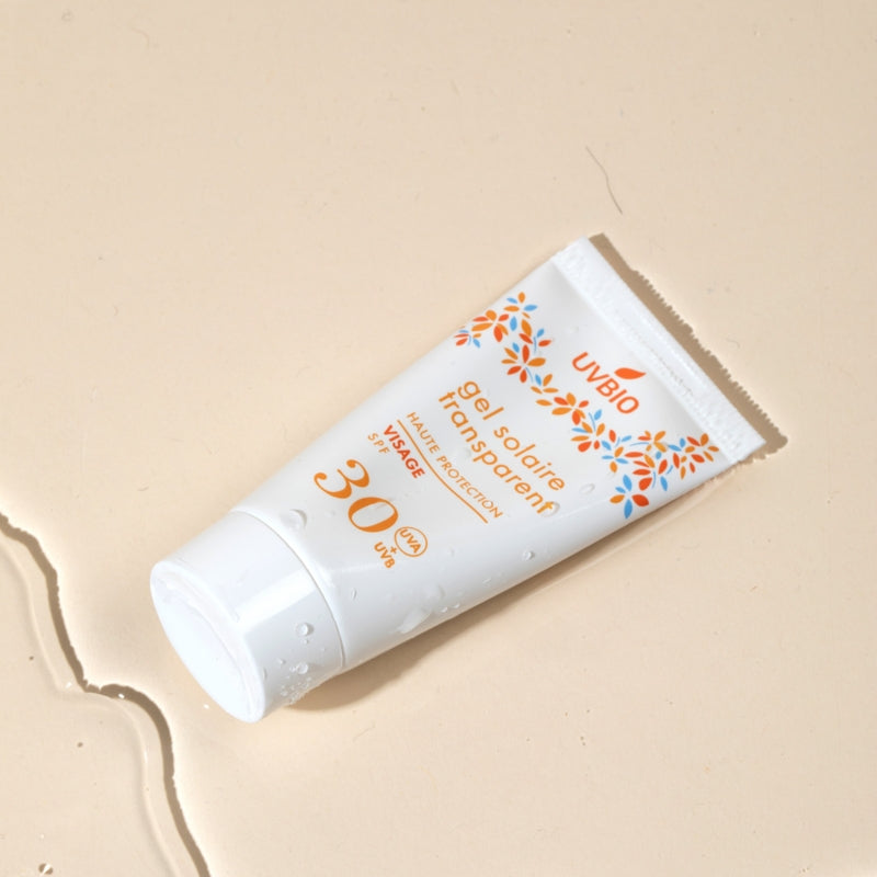 Transparenter Sonnengel Gesicht LSF 30 BIO