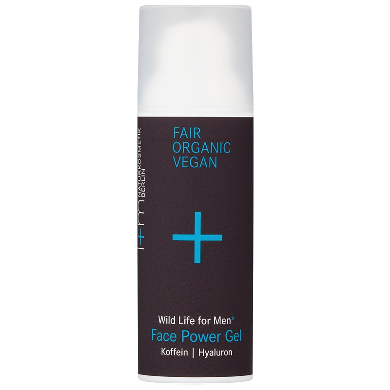 i+m Naturkosmetik Berlin - Gel visage force homme BIO caféine & hyaluron 50ml