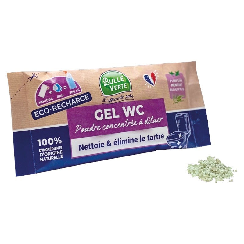 Bulle Verte - ECO Mint & Eucalyptus Powder Toilet Gel - 1 Stück