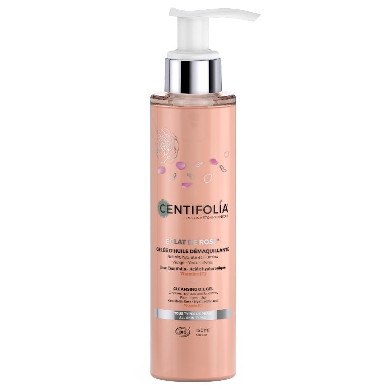 Centifolia - Gelée d'huile démaquillante BIO rose & vitamine C 150ml