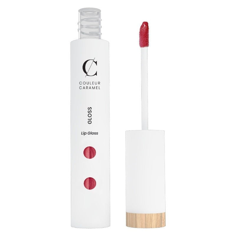Couleur Caramel - Gloss Rouge framboise nacré N°805 BIO 5g