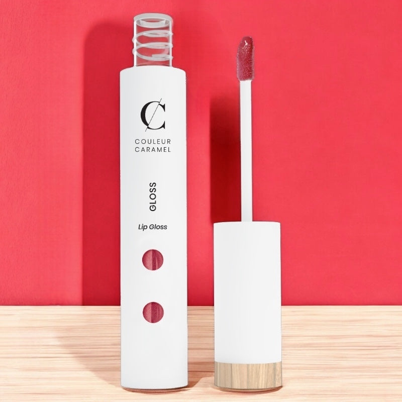 Couleur Caramel - Gloss Rouge framboise nacré N°805 BIO 5g