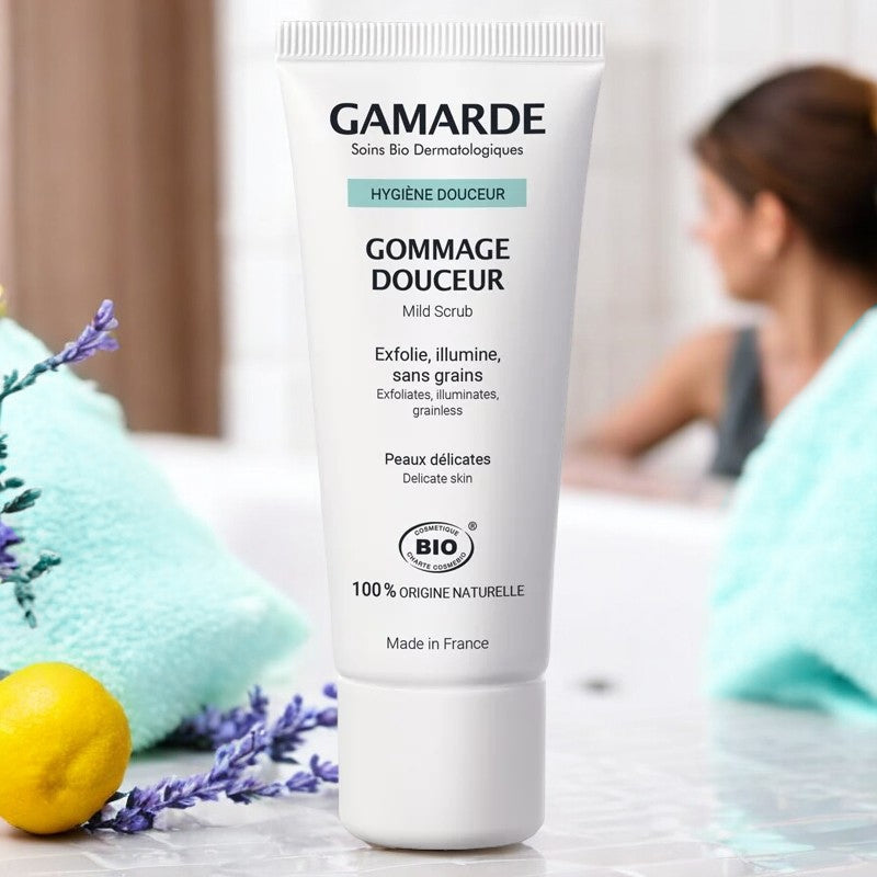 Gamarde - Gommage douceur BIO - exfolie, illumine, sans grains - 40g