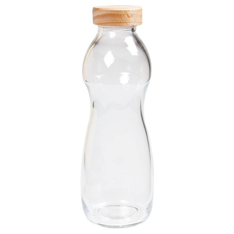 Ah Table ! - Gourde en verre 50 cl bouchon bois hermétique