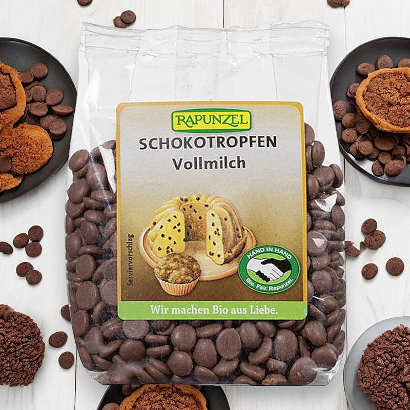 Gouttes de chocolat au lait BIO