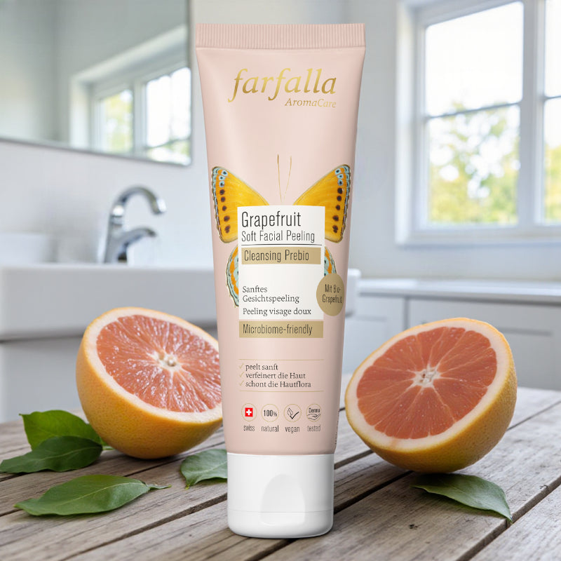 Farfalla - Gesichtspeeling Grapefruit BIO 50ml