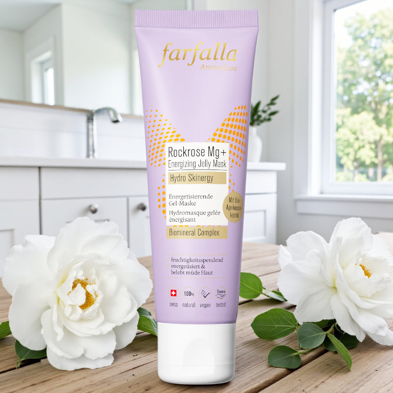 Farfalla - Energisierende Gelmaske Rose BIO 50ml