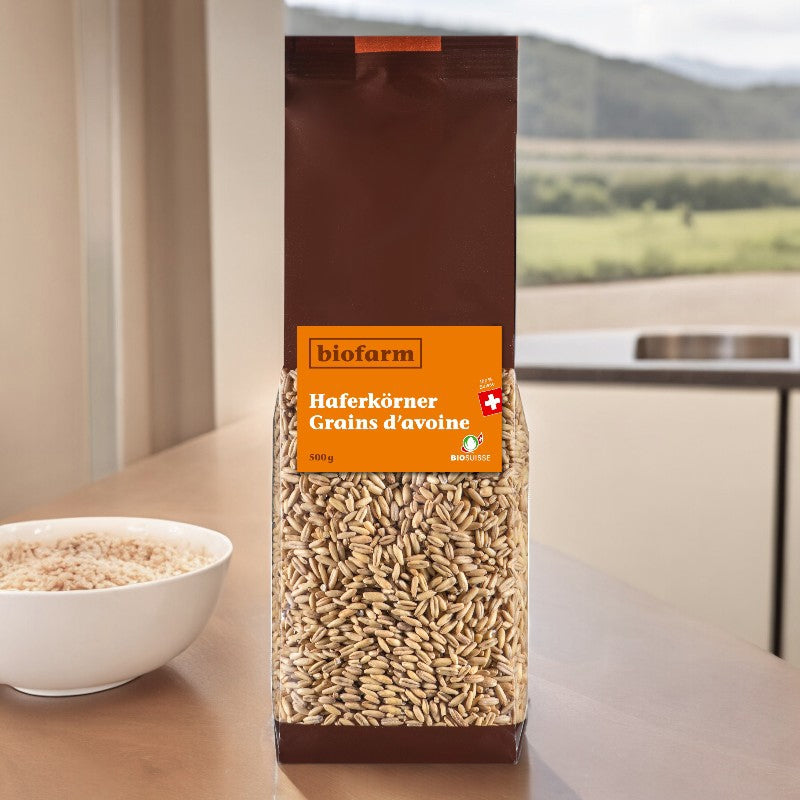 Biofarm - Graines d'avoine suisse BIO 500g