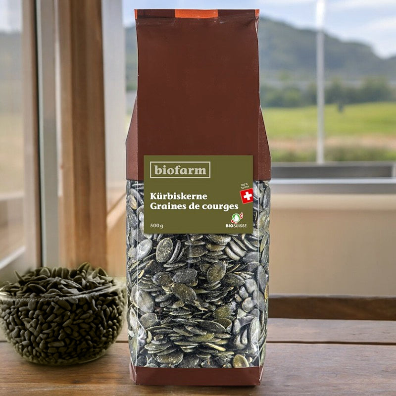 Biofarm - Graines de courge suisse BIO 500g