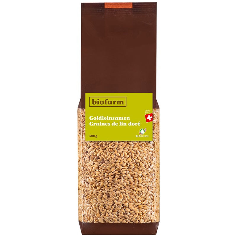 Biofarm - Graines de lin doré suisse BIO 500g