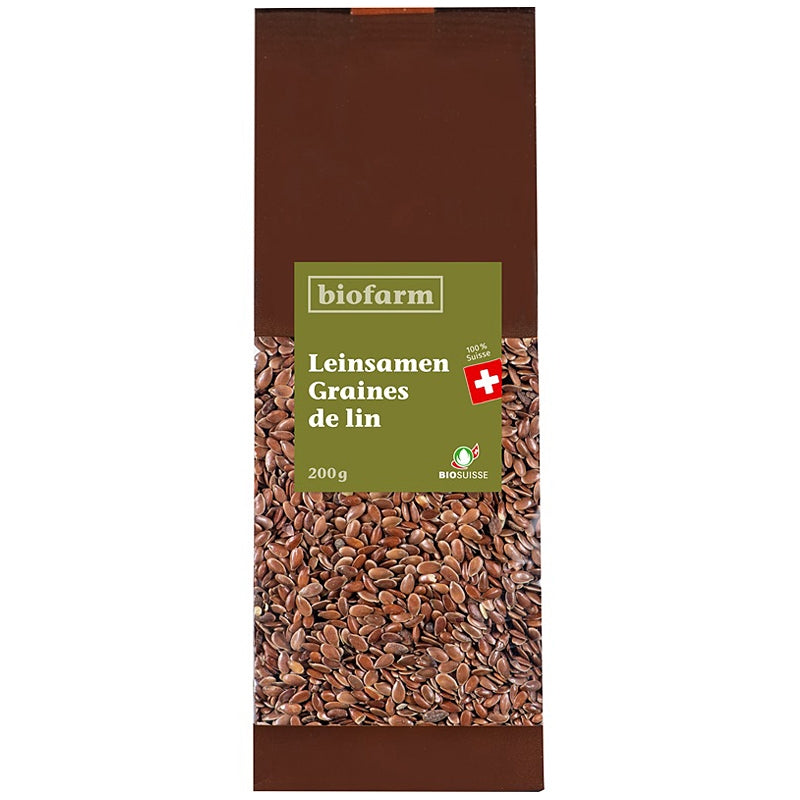 Biofarm - Graines de lin suisse BIO 200g