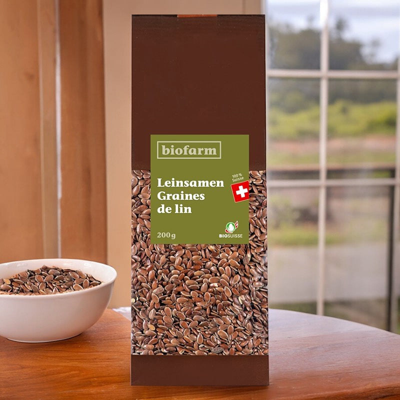 Biofarm - Graines de lin suisse BIO 200g