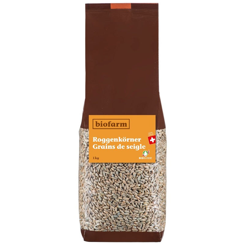 Biofarm - Graines de seigle suisse BIO 1kg