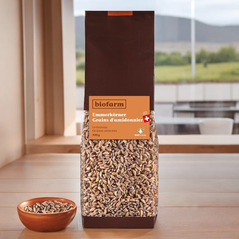 Biofarm - Grains d'amidonnier suisse BIO 500g