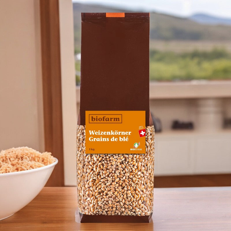 Biofarm - Grains de blé suisses BIO 1kg