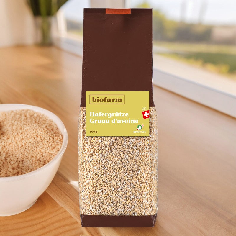 Biofarm - Gruau d'avoine suisse BIO 500g