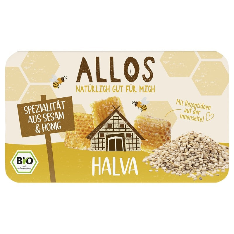 Allos - Halva au sésame & miel BIO 75g
