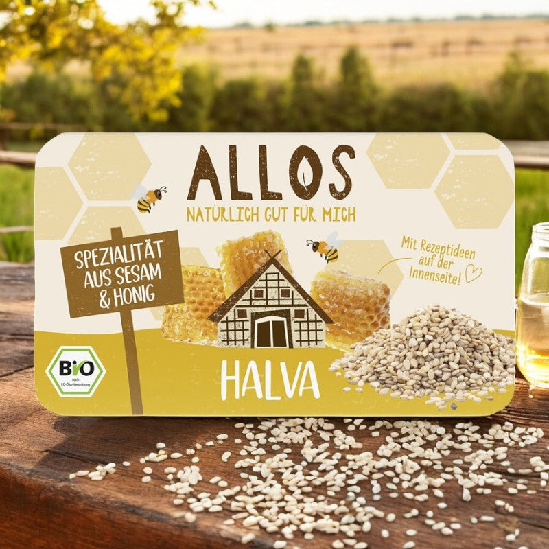 Allos - Halva au sésame & miel BIO 75g