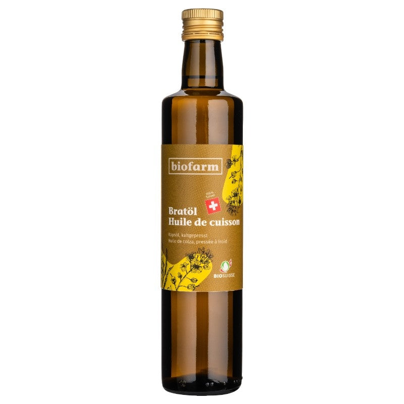 Biofarm - Huile de colza pour la cuisson suisse BIO 500ml