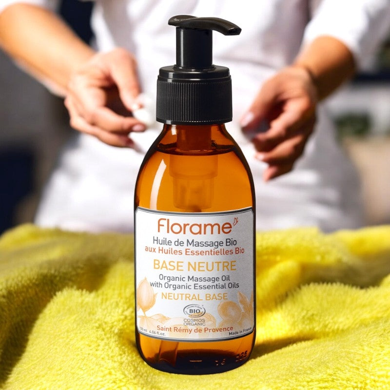 Florame - Neutrales Massageöl Aprikose & Sesam BIO 120ml