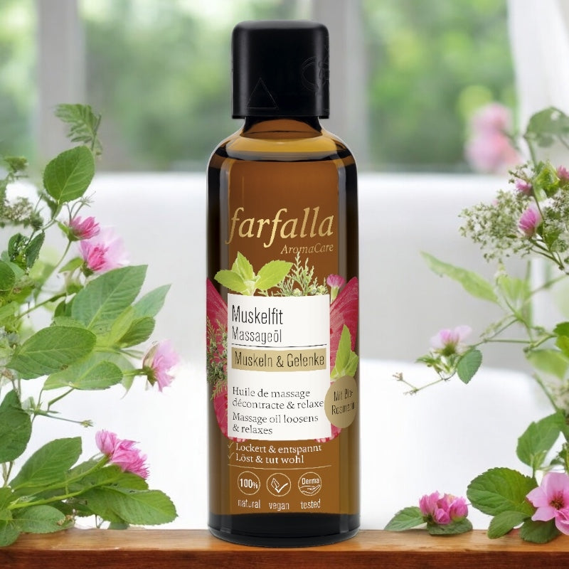 Farfalla - Huile de massage décontractante BIO romarin 75ml