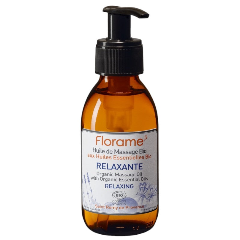 Florame - Entspannendes Massageöl Lavendel & Geranie BIO 120ml