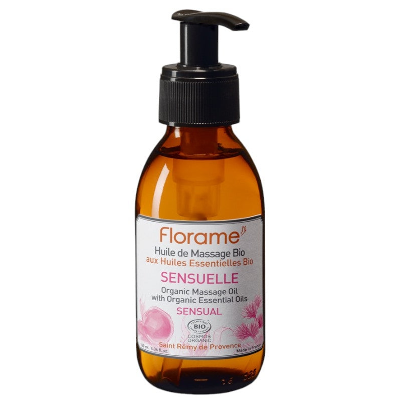 Florame - Sinnliches Massageöl süßem Mandelöl & Patchouli BIO 120ml