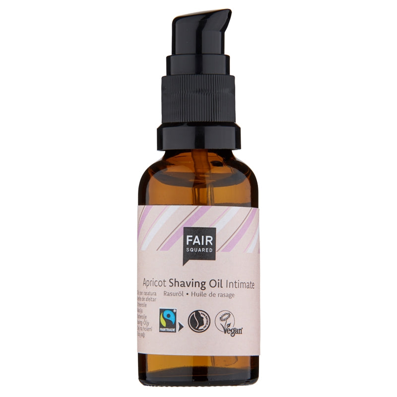 Fair Squared - Huile de rasage intime BIO abricot 30ml
