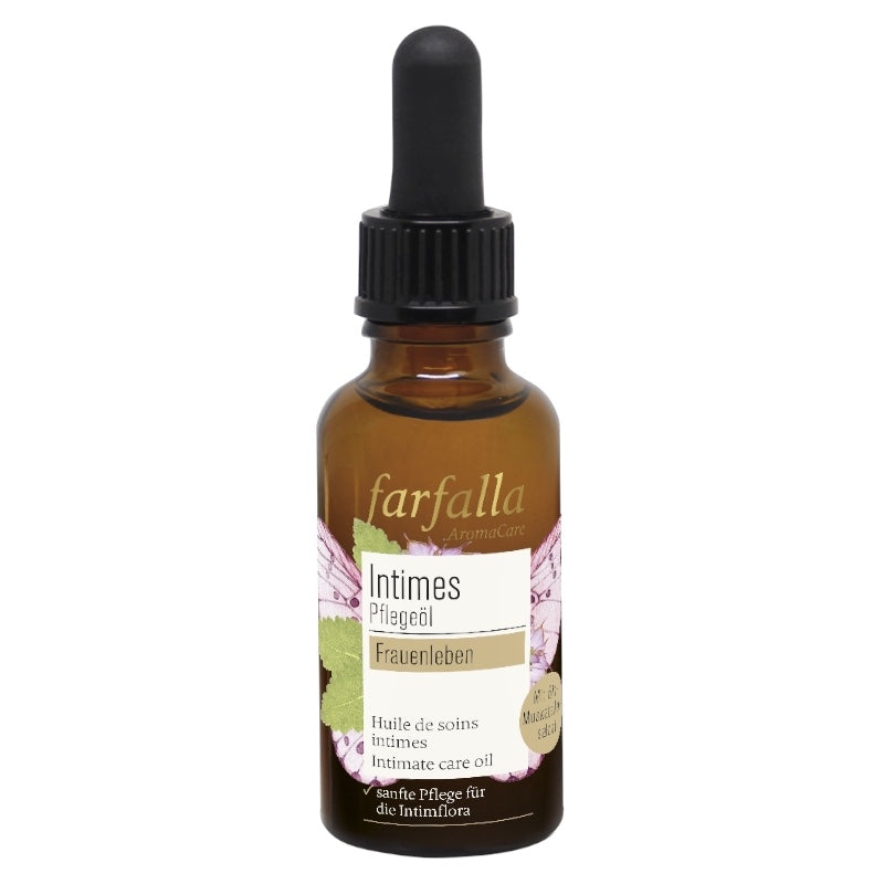 Farfalla - Huile de soins intimes BIO sauge sclarée 30ml