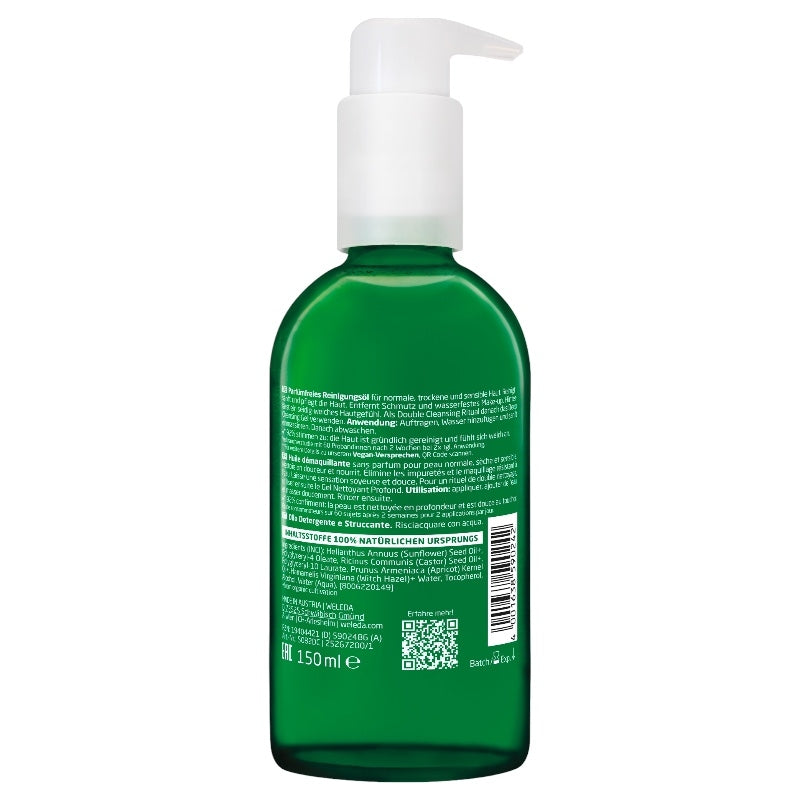 Huile démaquillante sans parfum hamamélis & abricot BIO