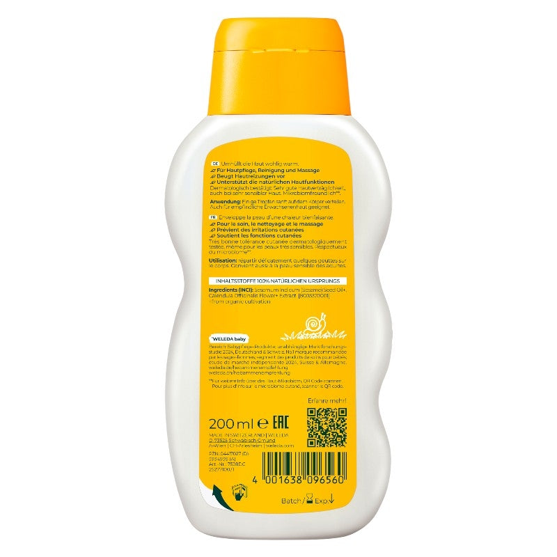 Baby Sanftes Öl parfümfrei Calendula BIO