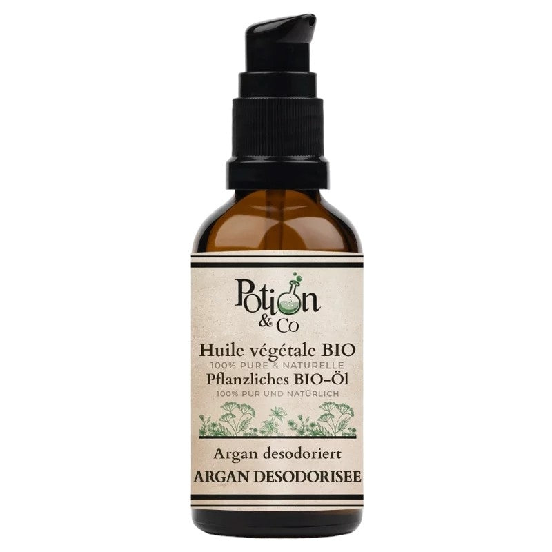 Huile d'argan désodorisée BIO Potion & Co 50ml