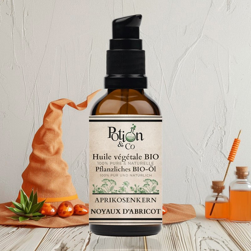 Huile de noyau d'abricot BIO Potion & Co 50ml