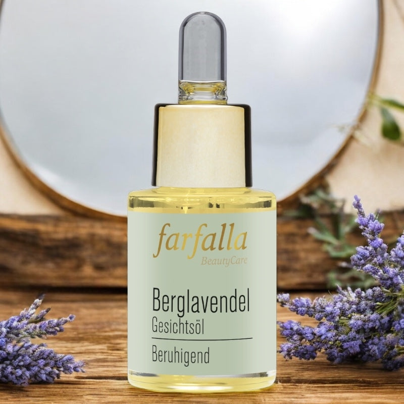 Farfalla - Huile visage apaisante BIO lavande de montagne 15ml