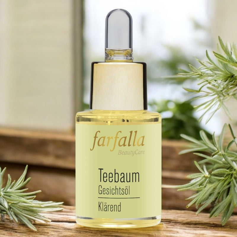 Farfalla - Klärendes Gesichtsöl Teebaum BIO 15ml