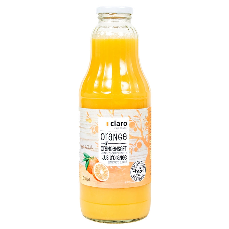Claro - Jus d'orange sans sucre ajouté 1l