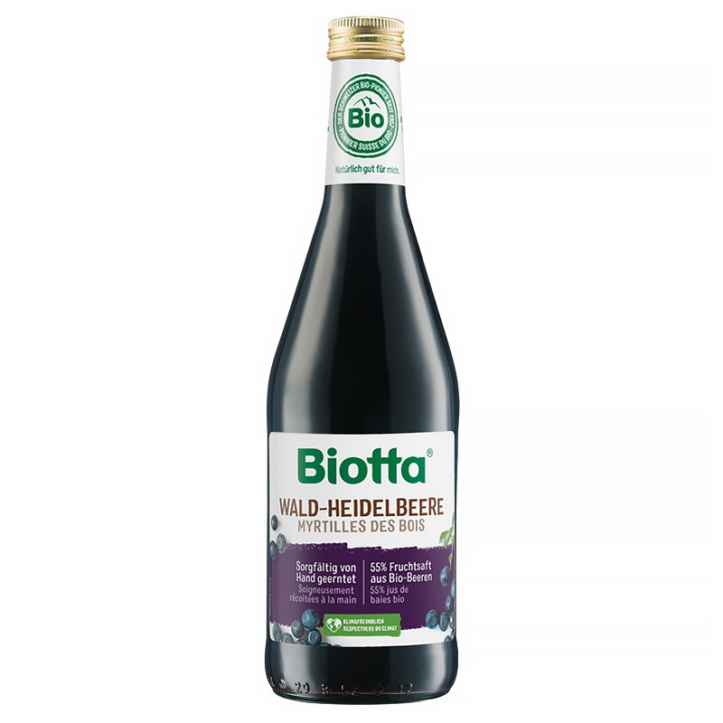 Biotta - Bio-Wildheidelbeersaft, Aufgussextrakt & Agavendicksaft 500ml