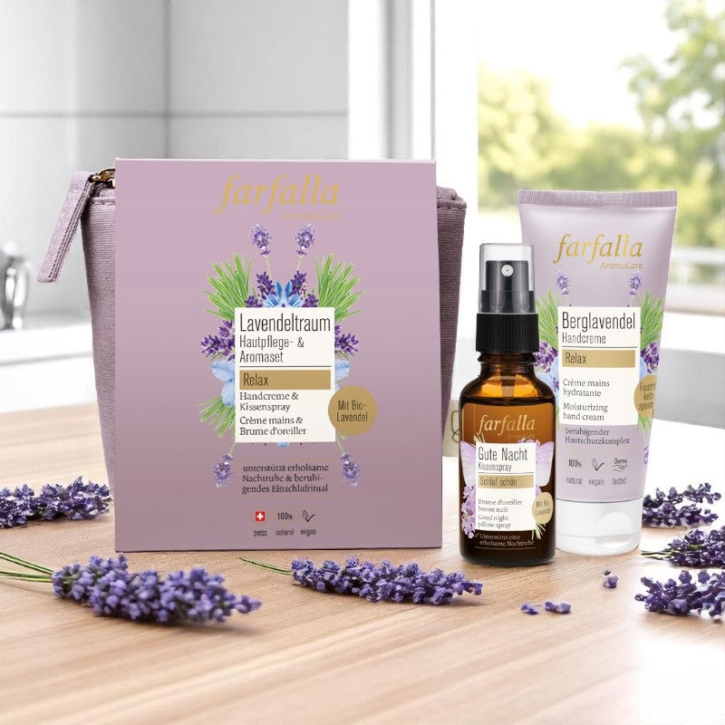 Farfalla - Kit aroma et soin de peau Rêve de lavande